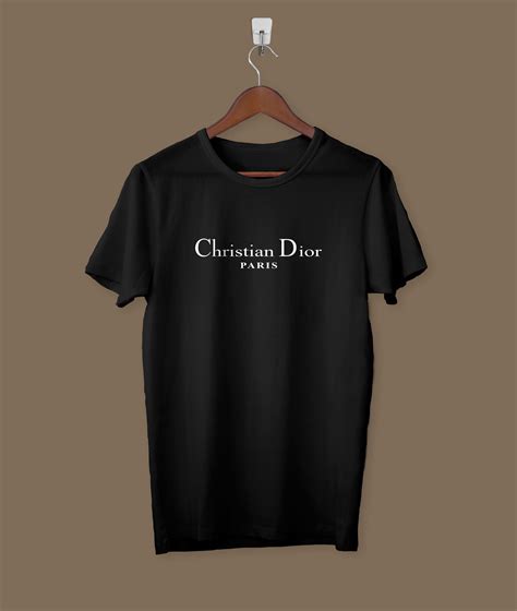 dior t shirt black and white